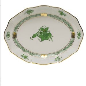 Herend Hungary Chinese Bouquet 7.5” oval dish